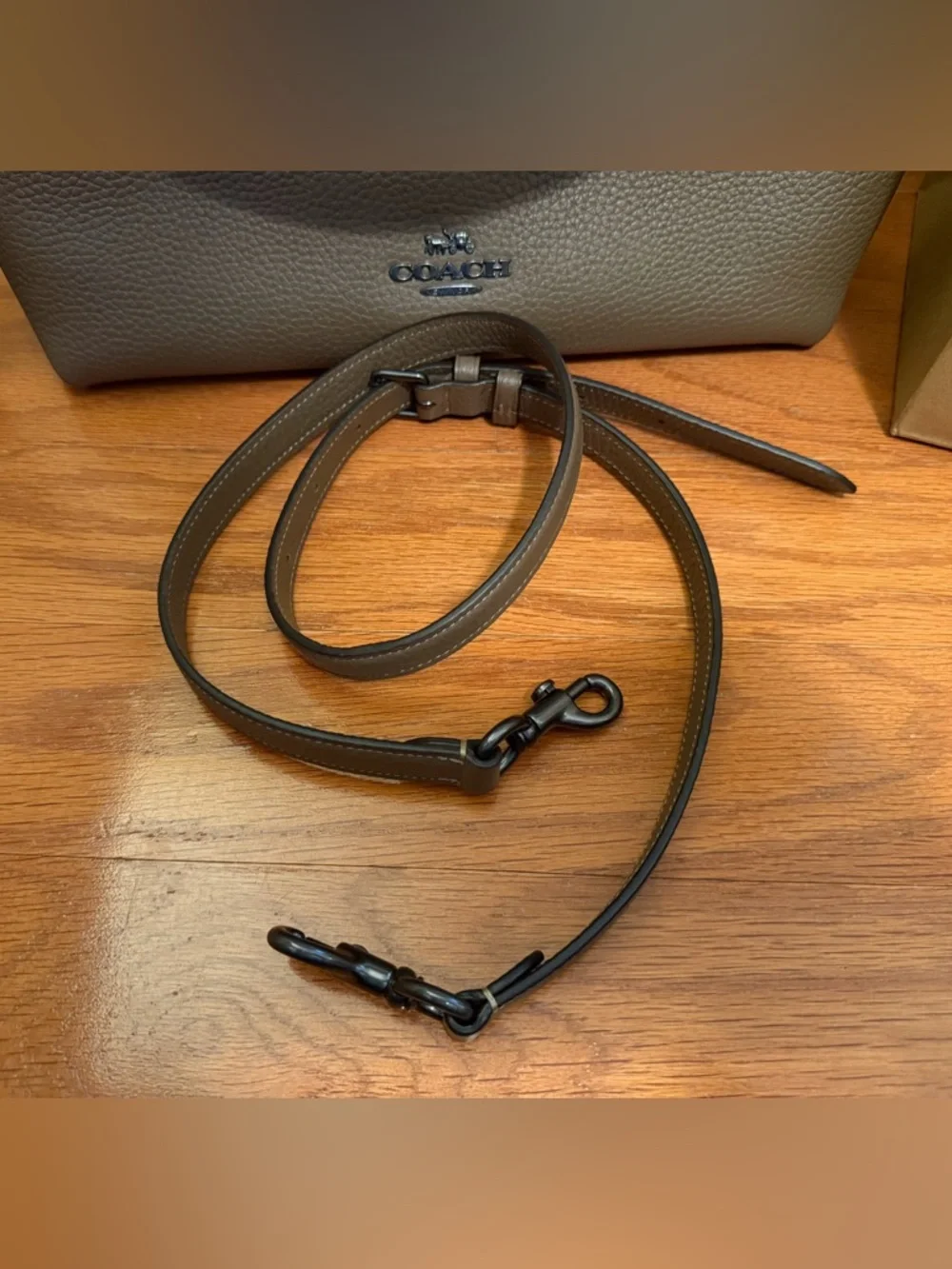 Coach Outlet Laurel Shoulder Bag - Stone/Gunmetal - Picture 6 of 6